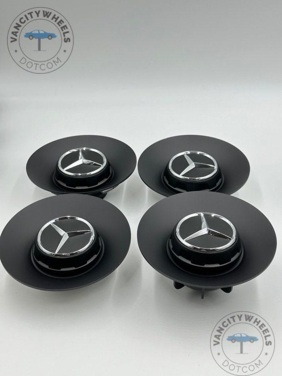 Mercedes Benz Matte Black Wheel Hubcaps, 145mm, A2224000800 - Etsy