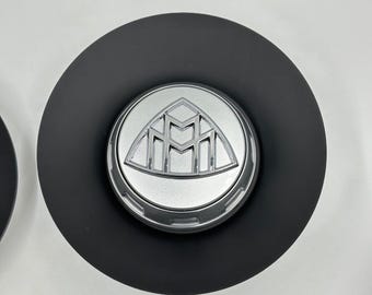 Mercedes Benz Matte Black Wheel Hubcap (145mm, 66mm Fitment)
