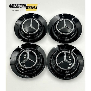 Mercedes Benz Wheel Cap BC383 147mm Gloss Black, Mercedes Benz Gloss Black Color 147mm Wheel Center Cap Replacement For BC 383