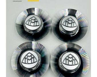 Maybach S Class Wheel Center Caps – 145mm Silver Chrome (A2224000800)