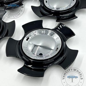 Bentley Radnabenkappen Schwarz - Luxuriöses Finish in Schwarz (4er Set), Bentley Radkappen in Schwarzer Farbe