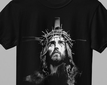 Jesus Christ Comfort Colors Tee: Christian Streetwear Shirt