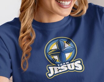 Team Jesus T-Shirt: Garment-Dyed Christian Apparel