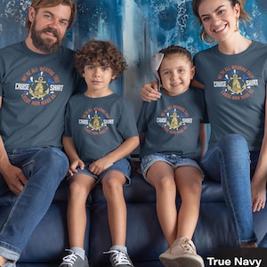 Funny Family Cruise T-Shirt: Matching Mom Made Us Tees