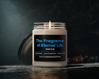 John 3:16 Soy Candle, Christian Gift, Scented Candle