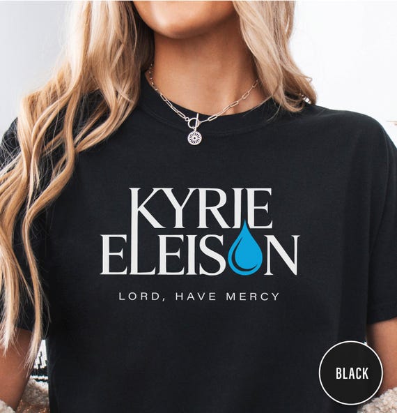Kyrie Eleison Unisex Garment-Dyed T-Shirt, Spiritual Apparel, Faith-Based T-Shirt, Religious Fashion, Casual Church Wear