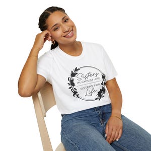 Sisters in Christ T-Shirt: Christian Women&#39;s Gift