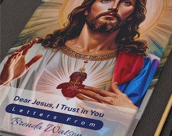 Divine Mercy Sacred Heart Personalized Journal Hardcover Prayer Notebook