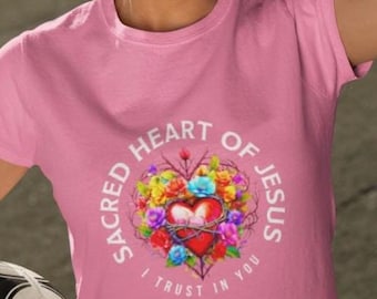 Heiligstes Herz von Jesus T-Shirt, traditionelle katholische Kleidung