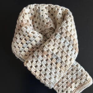 Handmade Crochet Wool Scarf Super Soft