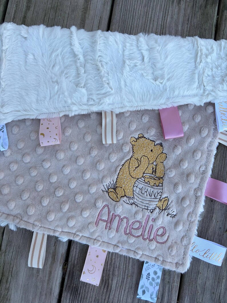 Classic Winnie the Pooh Baby Gift Set - Green or Pink Accents - Etsy