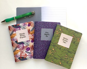 3 Mini Journals-Notebook-Pocket-Journal