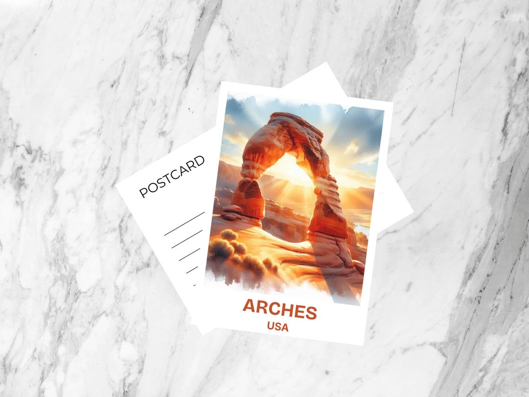 Arches National Park Postcard Utah Travel Souvenir Matte or Gloss ...
