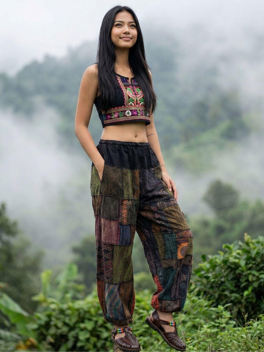 My Thai Pants - Unique Harem Pants Aladdin Pants Bloomers Sirwal