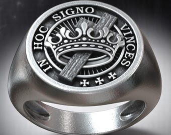 Knights Templar Tempelritter Siegelring