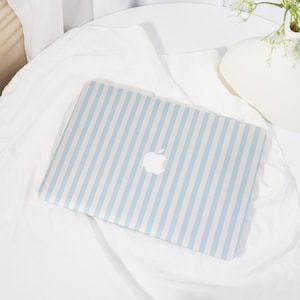 Blue Stripes,MacBook Shell Case Cover For New MacBook Pro13 14 M1 M2 Air 13 A3113, Apple Laptop Case,2022/24/25 M3M4 Hard Protective Case