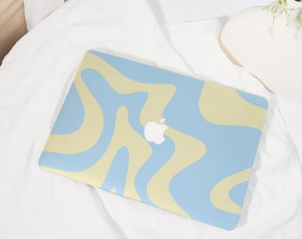 Blue&Yellow,MacBook Shell Case Cover For New Neo MacBook Pro16/14 Air13/15 A3404, Apple Laptop Case,26/25/24 M1/2/3/4 Protective Case