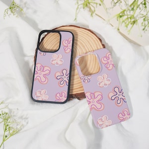 Line Flowers,iPhone Case for iPhone 16 15 14 13 12 Pro Max Plus Mini,iPhone Xs Max Xr Pro SE Case,Lens All Inclusive,Unique iPhone Cover