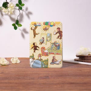 Personalized Lucky Monkey's Day Kindle/Kobo Case w Auto Wake For Kobo Clara/Libra,Kindle 8/10/11Gen,Paperwhite 12th/2024 11th(6.8")10th(6")