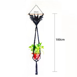 Porte-Plante Suspendu en Macramé Bohème – ポット ド フルールのサポート