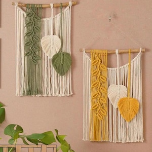Tapisserie Murale Boho Macramé – 装飾職人ティセ・ア・ラ・メイン