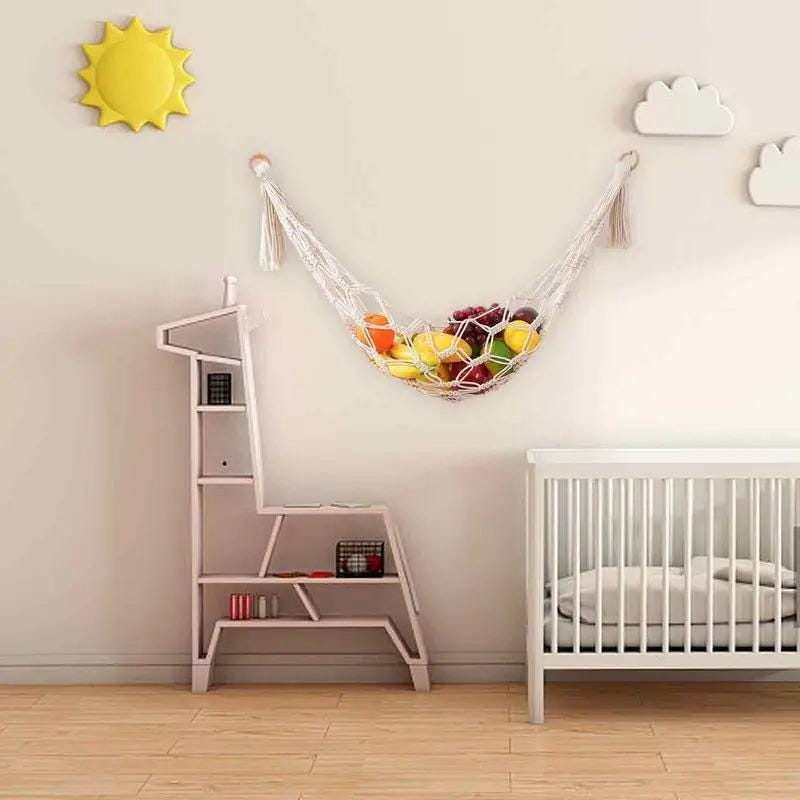 Étagère Double Enfant De Bébé Filets Pour Peluches Hamac Rangement Animaux