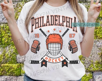 Vintage Philadelphia   Hockey  PNG, NHL design png, hockey PNG for tee, Hockey Team png, Philadelphia  png
