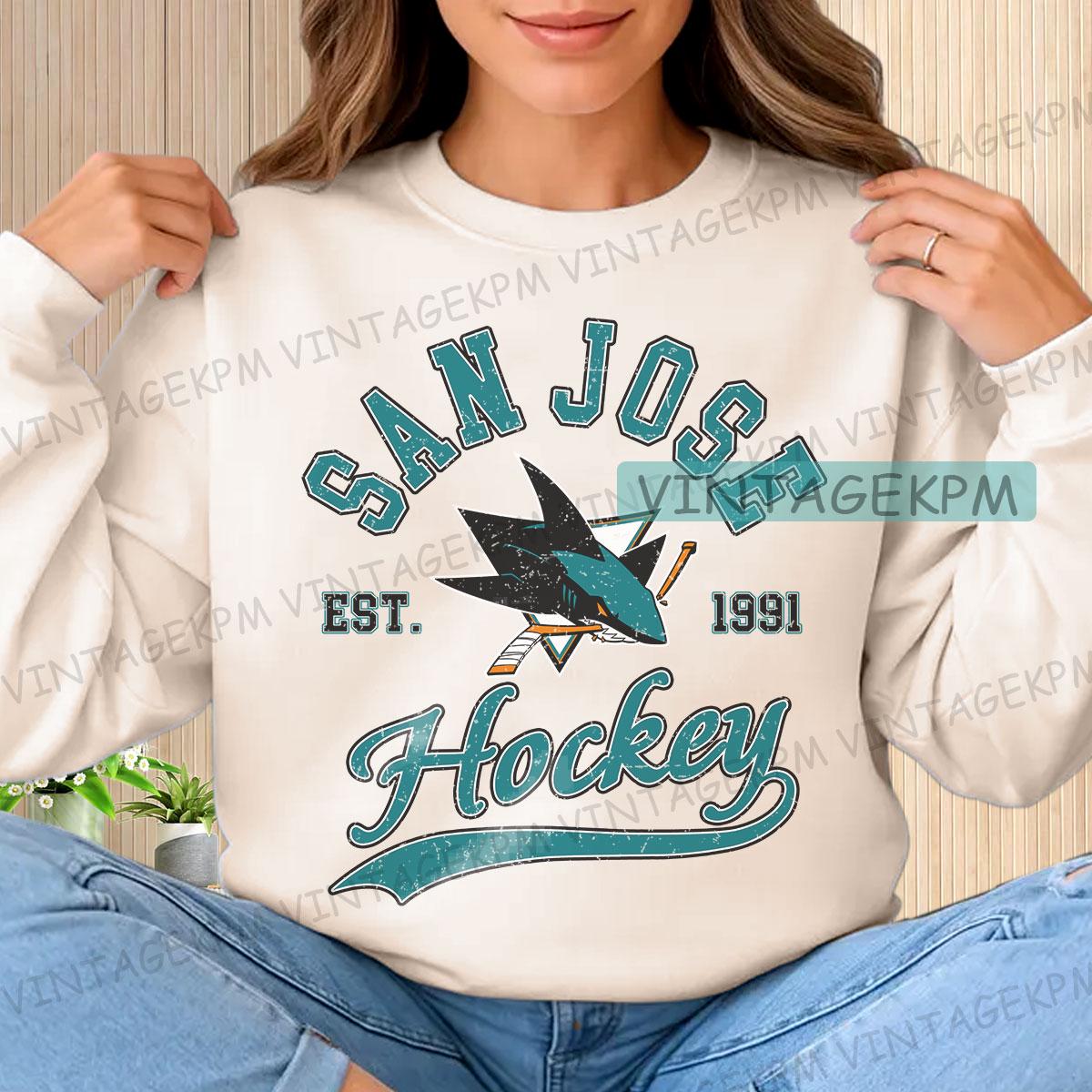 Women's Fanatics Black/Teal San Jose Sharks Iconic Slapshot Long Sleeve Notch Ne