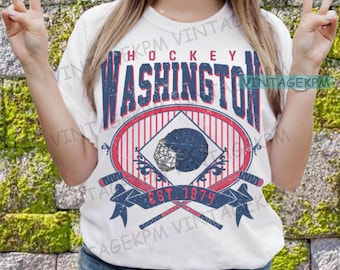 Vintage Washington   Hockey  PNG, NHL design png, hockey PNG for tee, Hockey Team png, Washington  png