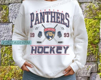 Vintage style Florida Panthers Sweatshirt, Florida Panthers youth tshirt, hockey fan shirt,  Vintage Style Hockey Tshirt, Panthers Tee