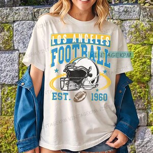 Vintage Los Angeles Football T-Shirt: Game Day Crewneck Sweatshirt