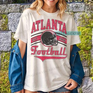 Vintage Atlanta Football tee, Football shirt,Atlanta football shirt , Atlanta sweatshirt, Game day Football,Retro football tee