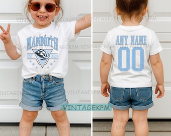 Vintage style Utah Mammoth Toddler tee, Utah Mammoth youth tshirt, hockey fan shirt,  Vintage Style Hockey youth tee, Mammoth Tee