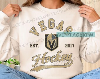 Vintage Vegas Golden Knights-sweater, Vegas Golden Knights uniseks T-shirt, hockeyfanshirt, hockeyt-shirt, Golden Knights-T-shirt