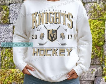 Vintage Vegas Golden Knights-sweater, Vegas Golden Knights-jeugdt-shirt, shirt hockeyfan, stijl hockeyt-shirt, Golden Knights-T-shirt