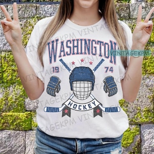Vintage Washington Hockey PNG, NHL Design PNG, Hockey PNG für Abschlag, Hockey Team PNG, Washington PNG