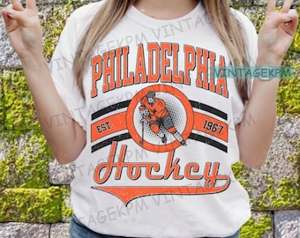 Philadelphia  Vintage Hockey team PNG, NHL design png, hockey PNG for tee, Hockey Team png, Philadelphia  png