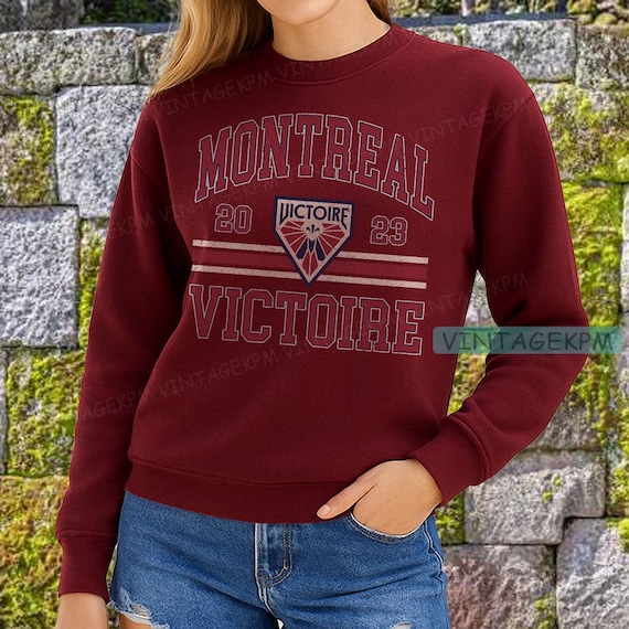 Vintage  Montreal Victoire Sweatshirt, Montreal  hockey tshirt, Victoire  Sports Tee, Montreal  Sweatshirt, Victoire  Hockey Fan Apparel