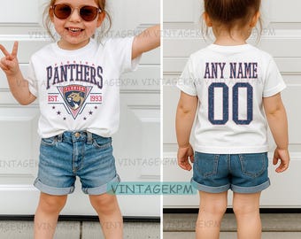 Vintage style Florida Panthers Toddler tee, Florida Panthers youth tshirt, hockey fan shirt,  Vintage Style Hockey youth tee, Panthers Tee