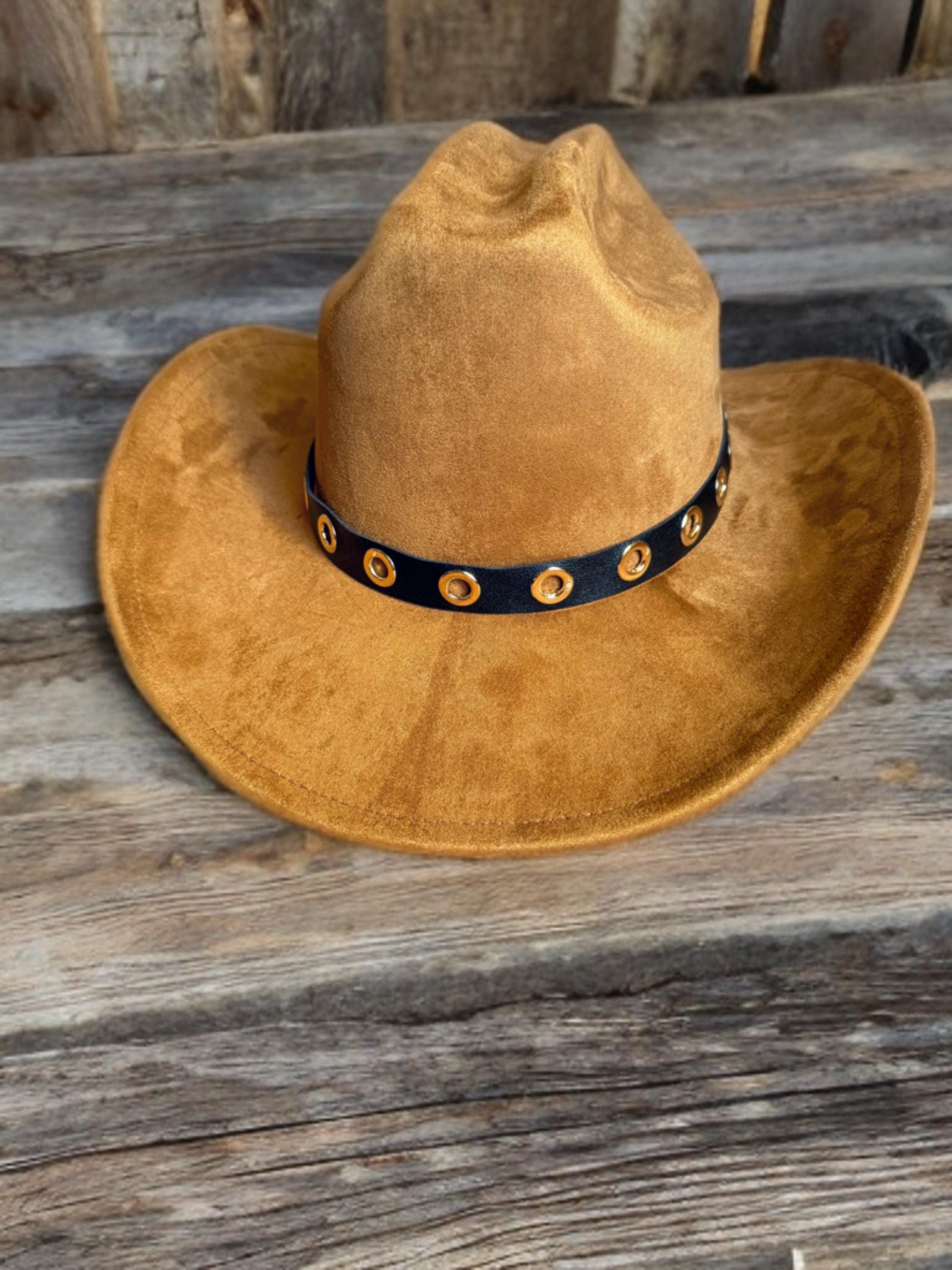 2278 Cowboy Hat For Women Men Unisex Western Wide Brimsuede Cowgirl Hat With 2 Suede Cowgirl Hat - Etsy main image 3