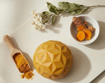 Jabón natural Jabón de cúrcuma para la cara