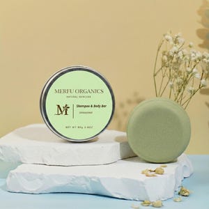 Champú y jabón corporal 2 en 1 sin perfume (apto para viajes y Umrah)