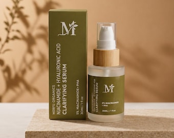 Niacinamide + Hyaluronic Acid Clarifying Serum | Pore-Refining & Hydrating Treatment