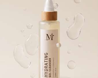 Hydrating Gel Cleanser |   Natural Botanical Cleanser for Sensitive Skin | Witch Hazel & Neroli | Vegan Skincare
