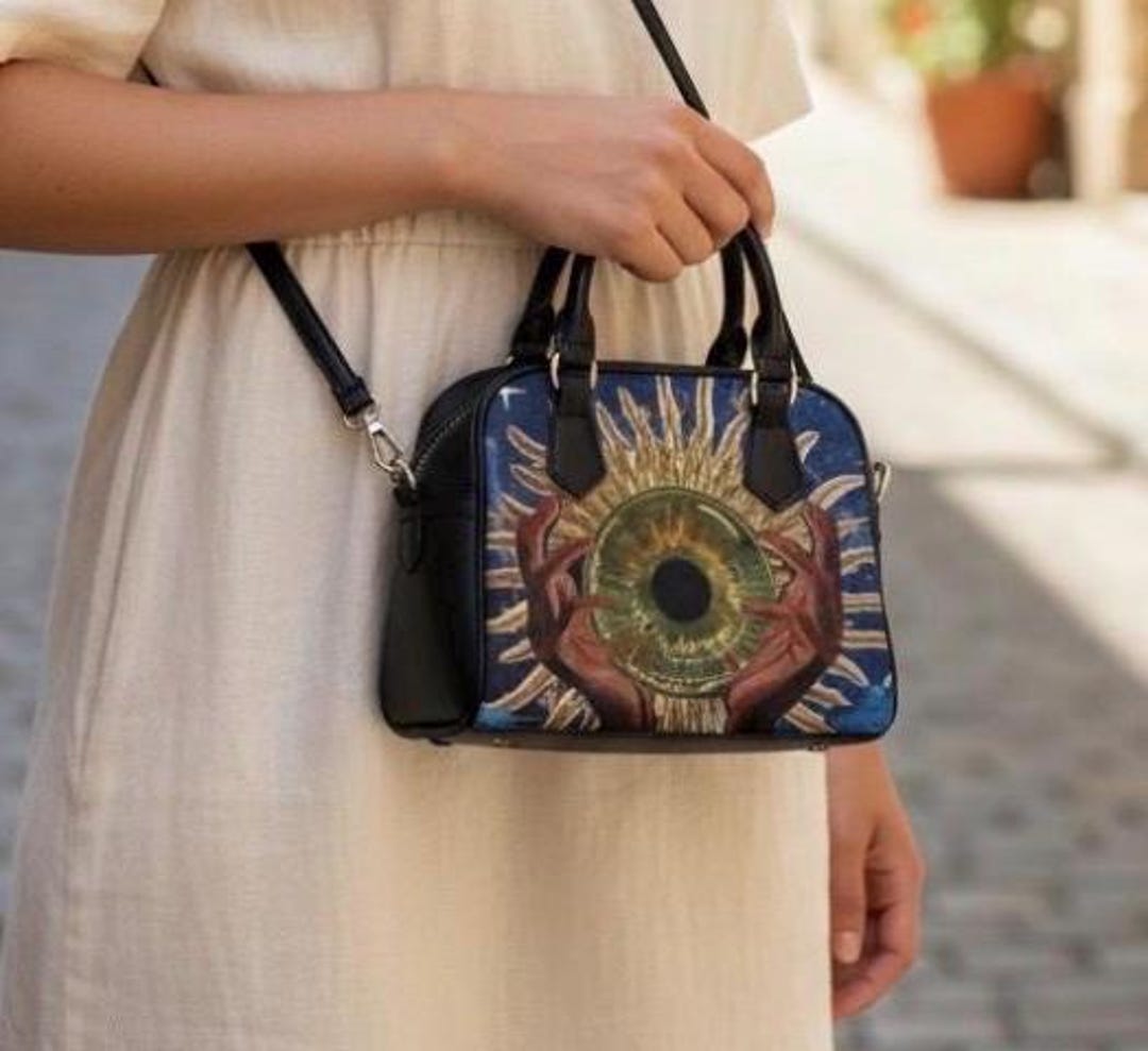 Occult Eye Crossbody Purse, Esoteric All Seeing Eye Handbag, Celestial ...