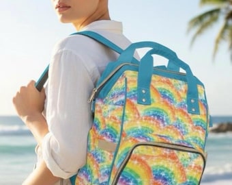 Rainbow Pride-rugzak, LGBT-rugzak, LGBTQ-schooltas, kleurrijke Rainbow-reisrugzak, Gay Pride-boekentas cadeau