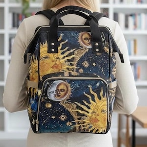 constellation backpack leather Disney - Mickey Mini One main compartment and some separate pockets inside provide enough space. Sletend Constellation Stars Mini Backpack
