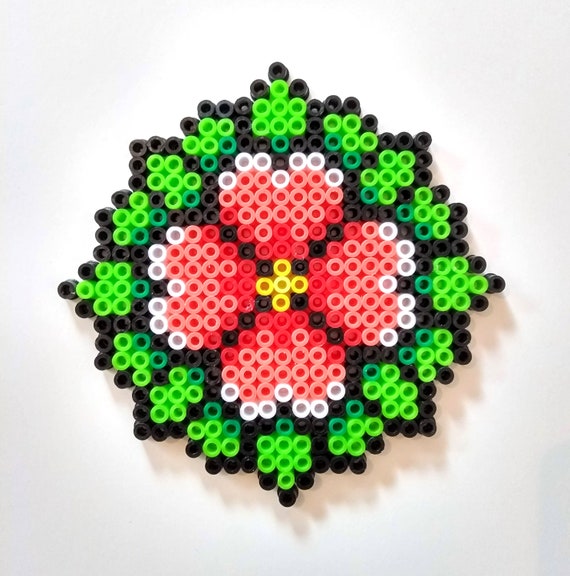 Flower Pixel Bead Coaster - Choose Your Favourite or Set of 4