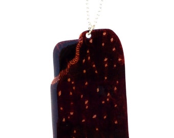 Feast Ice Lolly Pendant Necklace - SUPERSIZE SUMMER SPECIAL... chocolate ice cream and biscuit sprinkles - yum