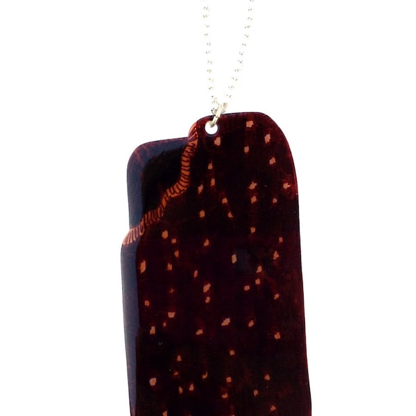 Feast Ice Lolly Pendant Necklace - SUPERSIZE SUMMER SPECIAL... chocolate ice cream and biscuit sprinkles - yum